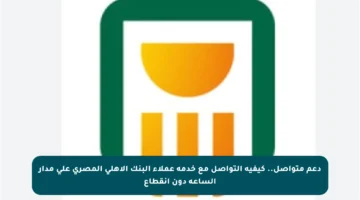 دعم متواصل.. كيفية التواصل مع خدمة عملاء البنك الأهلي المصري على مدار الساعة دون انقطاع